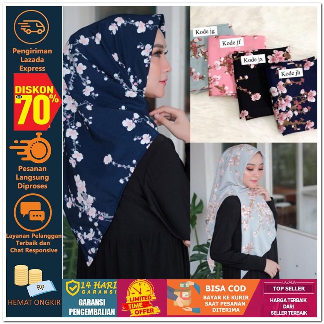 Indonesia Heritage JILBAB SEGITIGA INSTAN MOTIF KODE JH JF JG JX Hijab Jilbab Segi Empat Square Pashmina Kerudung Khimar Pesta Kondangan Nikahan Simple Pet Instan Instant Bergo Kekinian Trendy