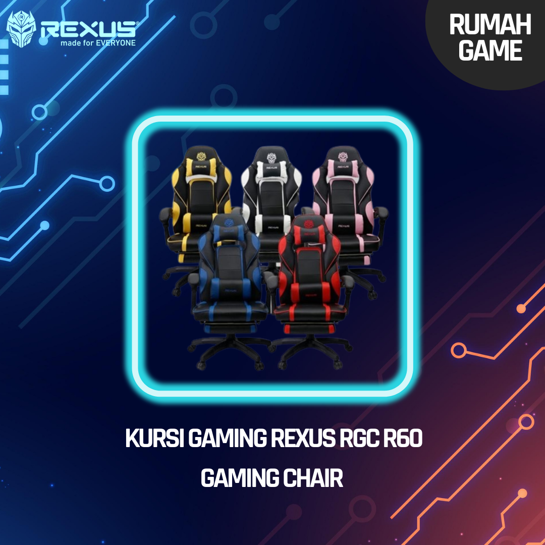 Kursi Gaming Rexus R60 Gaming Chair - Putih | Lazada Indonesia