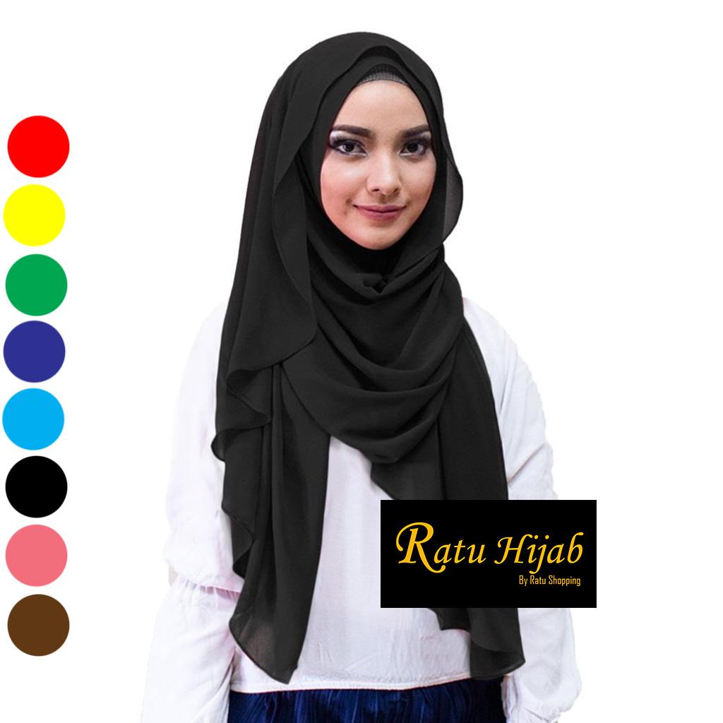 jilbab Pashmina Sabyan Diamond Italiano Hijab Segi Empat