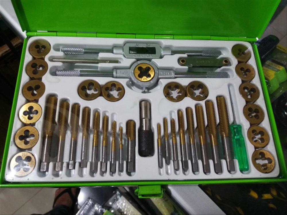 TEKIRO HAND TAPS AND DIES SET TEKIRO 40 PCS Hand taps dan snay set