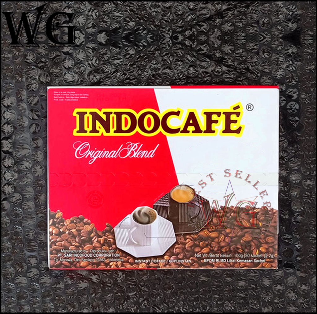 kopi indocafe original blend 50 sachet box Lazada Indonesia