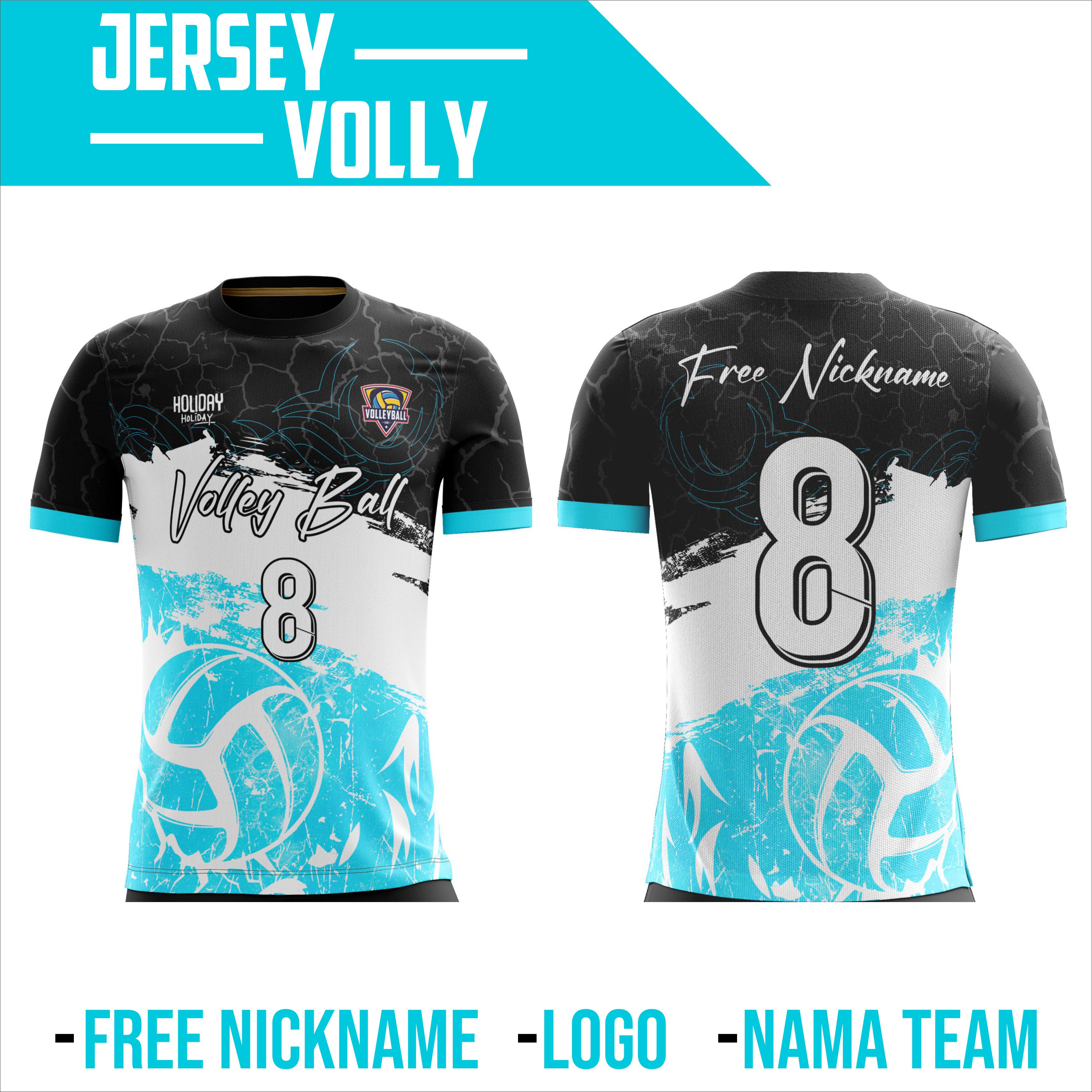 KAOS JERSEY VOLLEY FULL PRINTING, FREE NICKNAME, FREE LOGO, FREE NAMA
