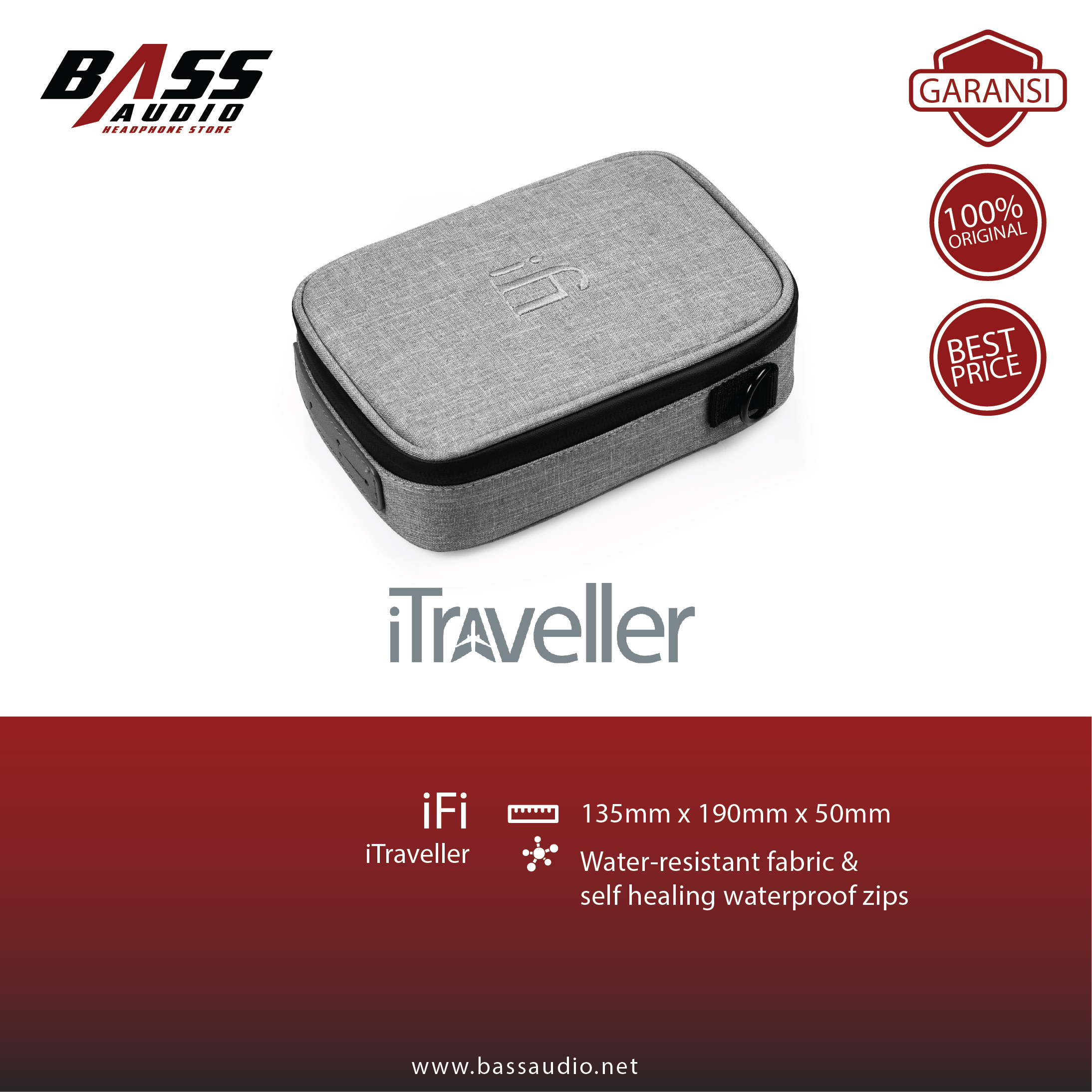 iFi Audio iTraveller Multi Purpose Travel Case for Portable DAC/Amps