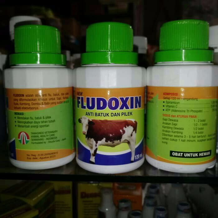 Obat Flu Batuk Pilek Untuk Kambing Domba Sapi Fludoxin Lazada Indonesia