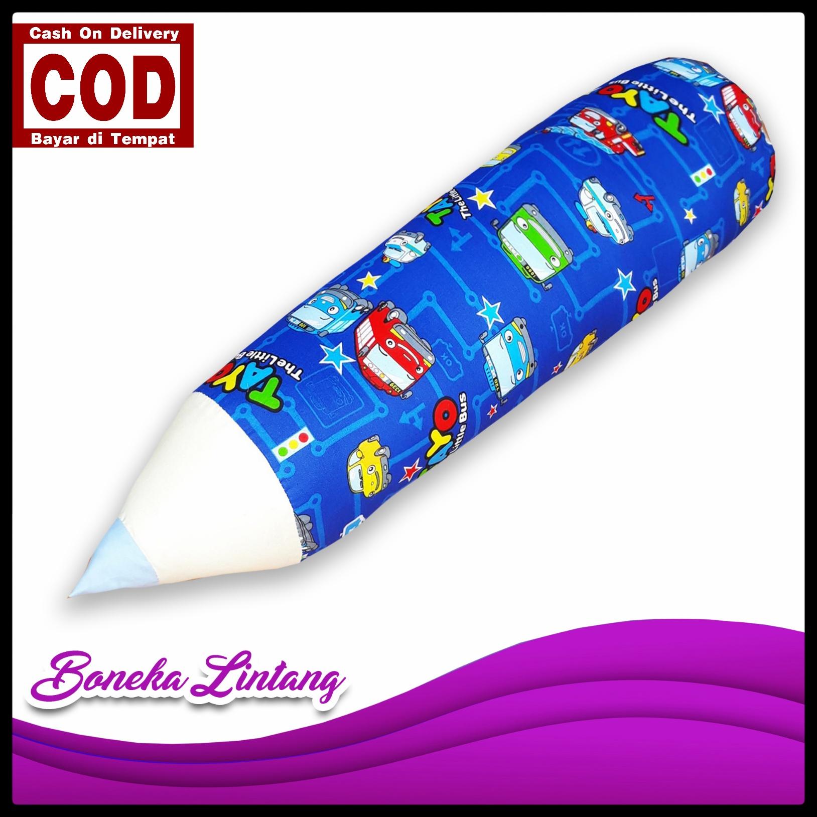 Bantal Guling Pensil Karakter Motif Bisa Pilih