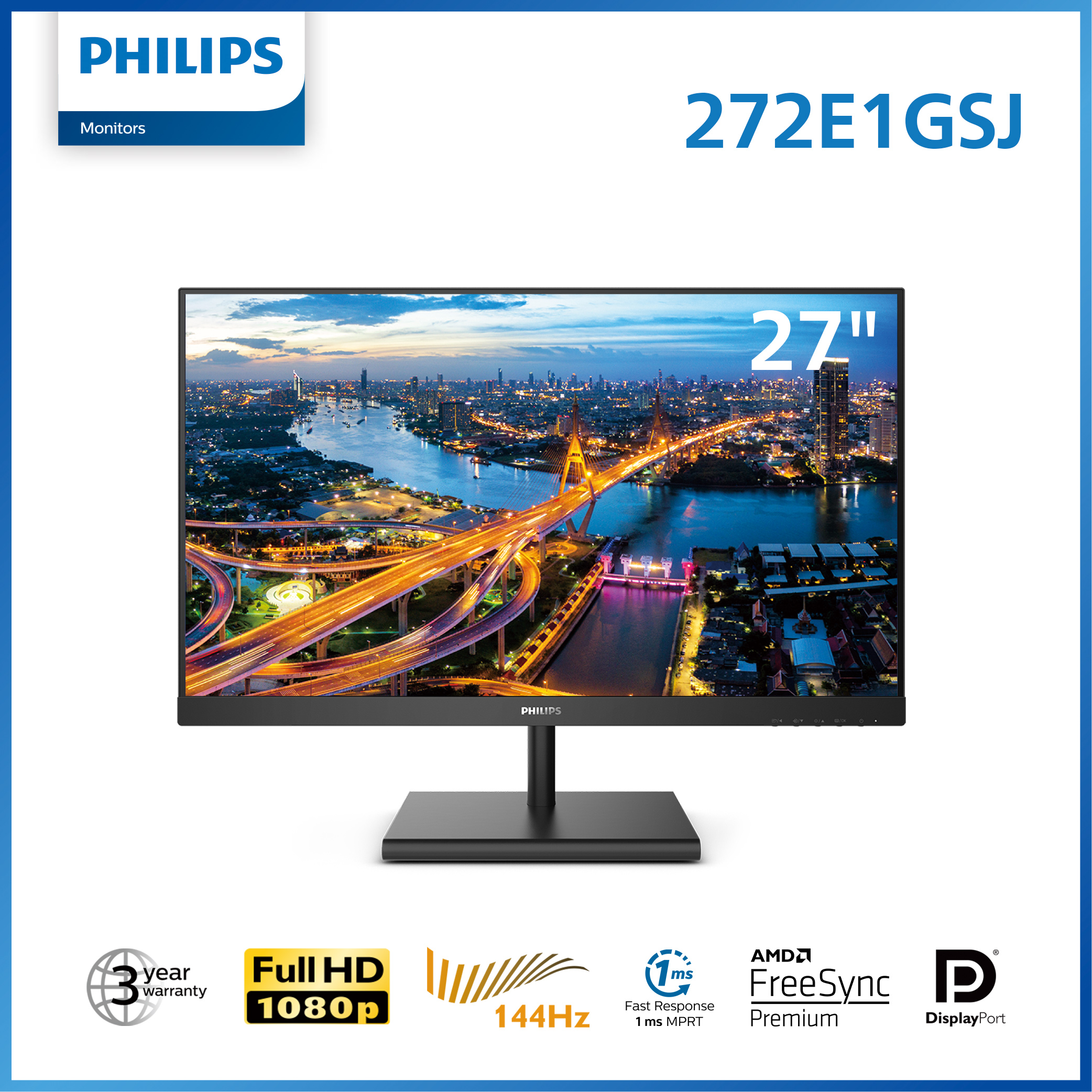 Philips Monitor 272E1GSJ 27\