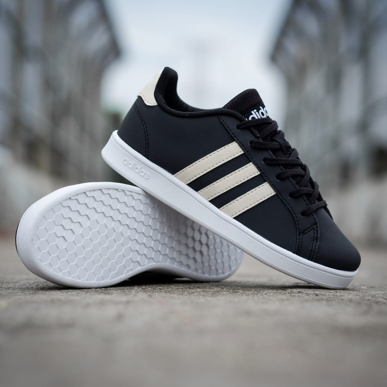 adidas grand court suede sneaker