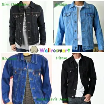 gaya jaket jeans