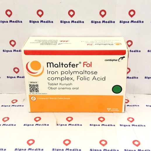 Maltofer Fol Box Isi 30 Tablet - Talet Kunyah Obat Anemia | Lazada