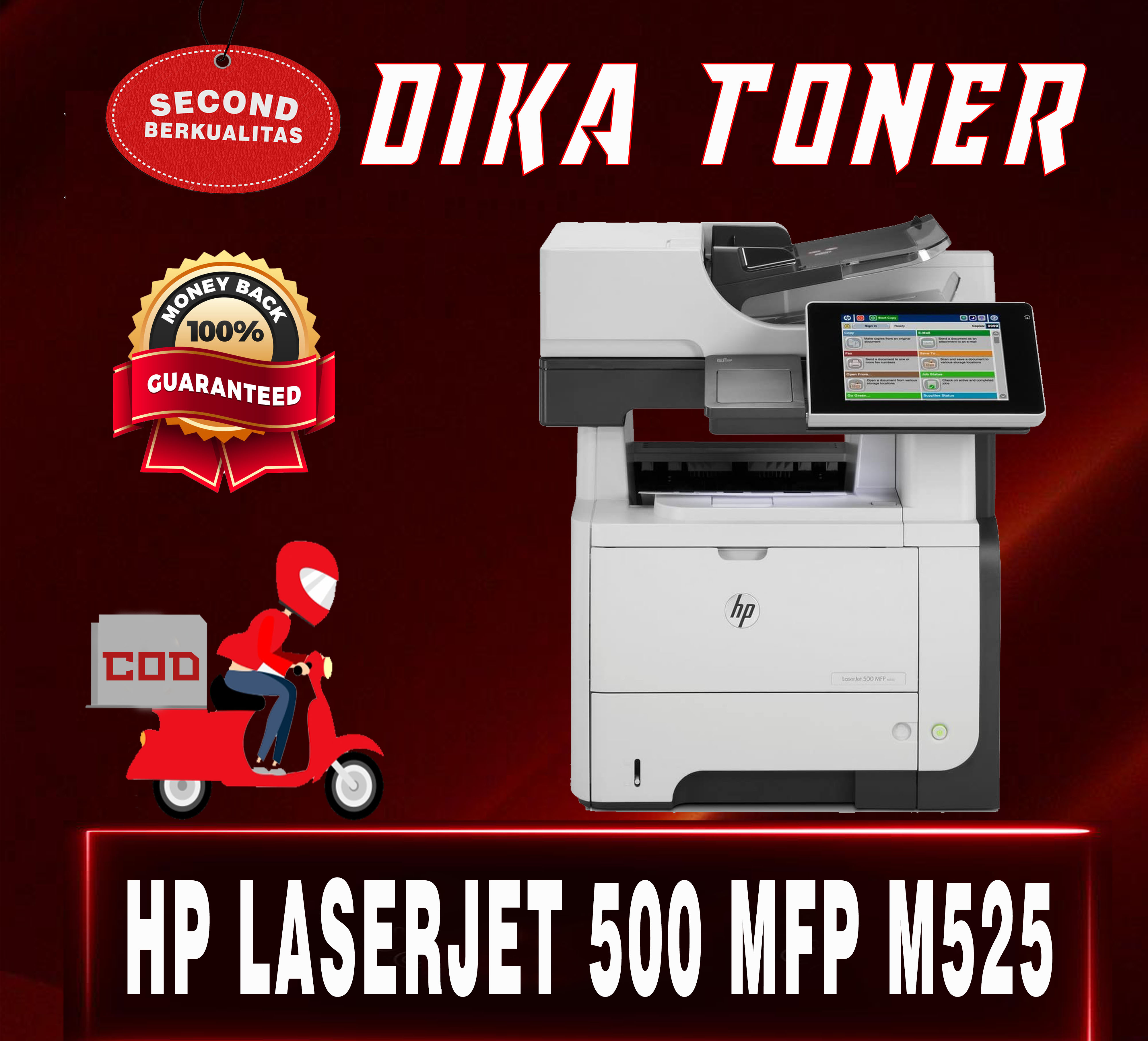 Printer HP LaserJet 500 MFP M525 Mesin Fotocopy - Printer - Scanner |  Lazada Indonesia