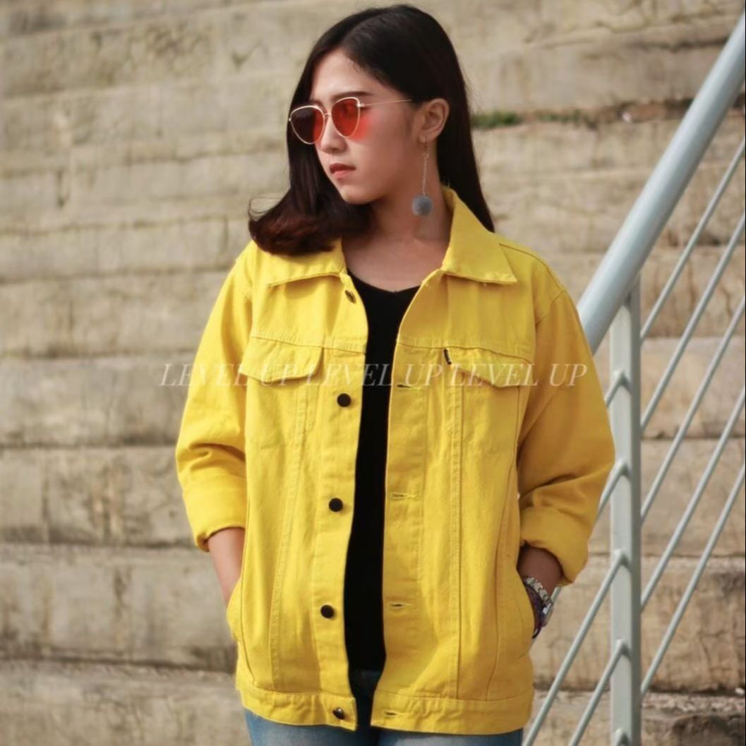 Jual Denim Jacket Yellow Terbaru - Jun 