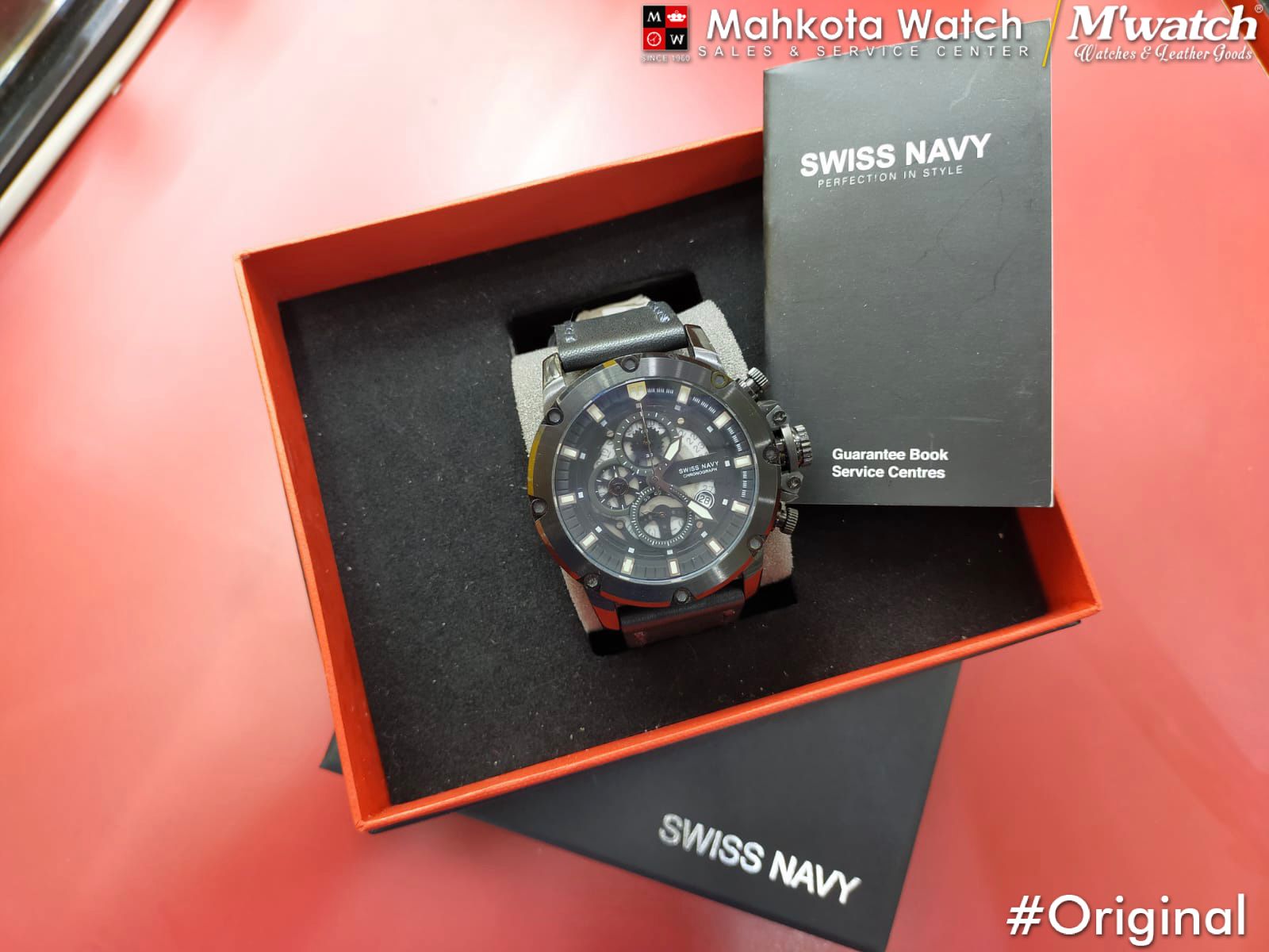 JAM TANGAN SWISS NAVY SN-6811 KL Jam Tangan Quartz Water Resistant