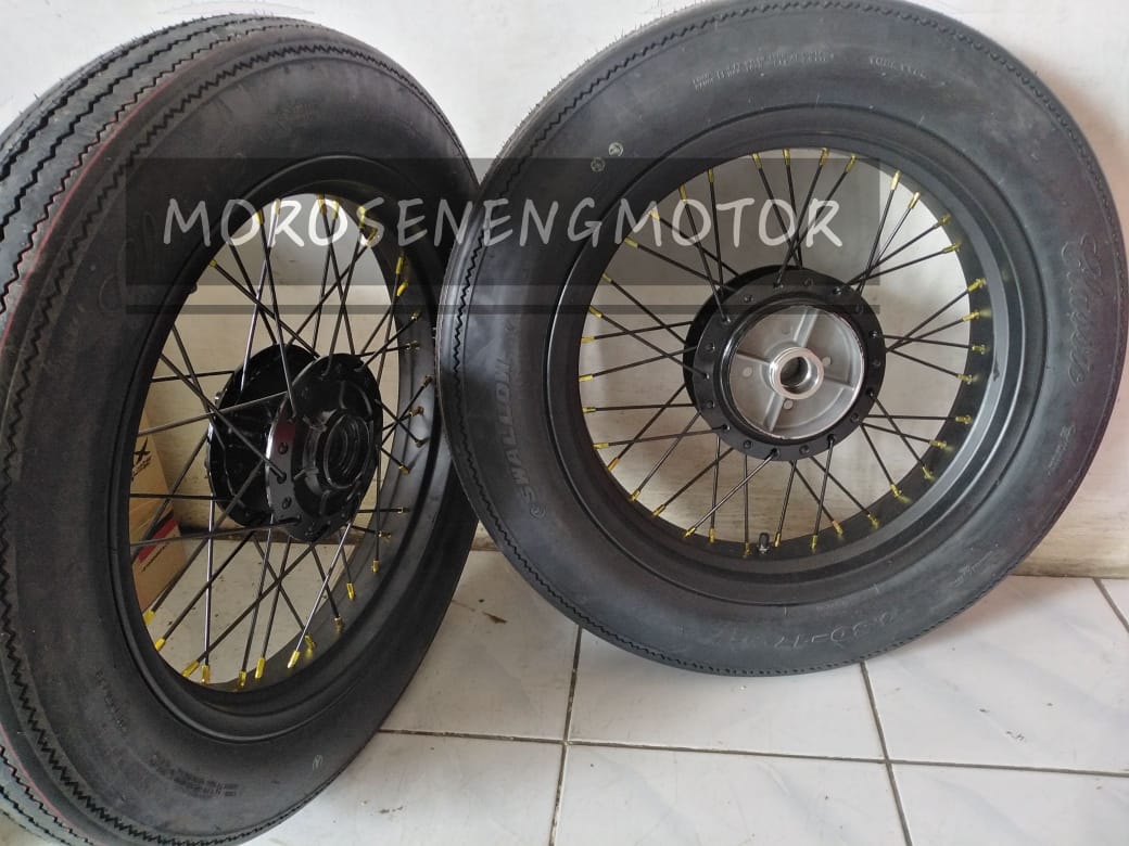 Velg Tiger Revo Tiger 2000 Megapro Verza Dll Ring 300 350 17 Ban Clasic SB 400 17 Dan 450 17 Velg Japstyle Untuk Motor Menyesuaikan Lazada Indonesia