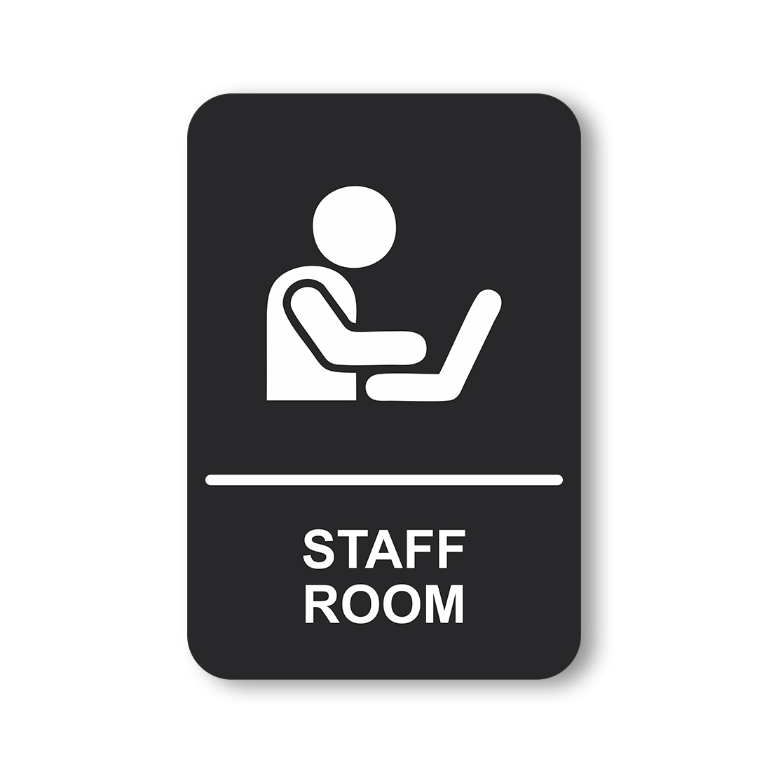 papan tanda staff room - staff room signage - door sign | Lazada Indonesia