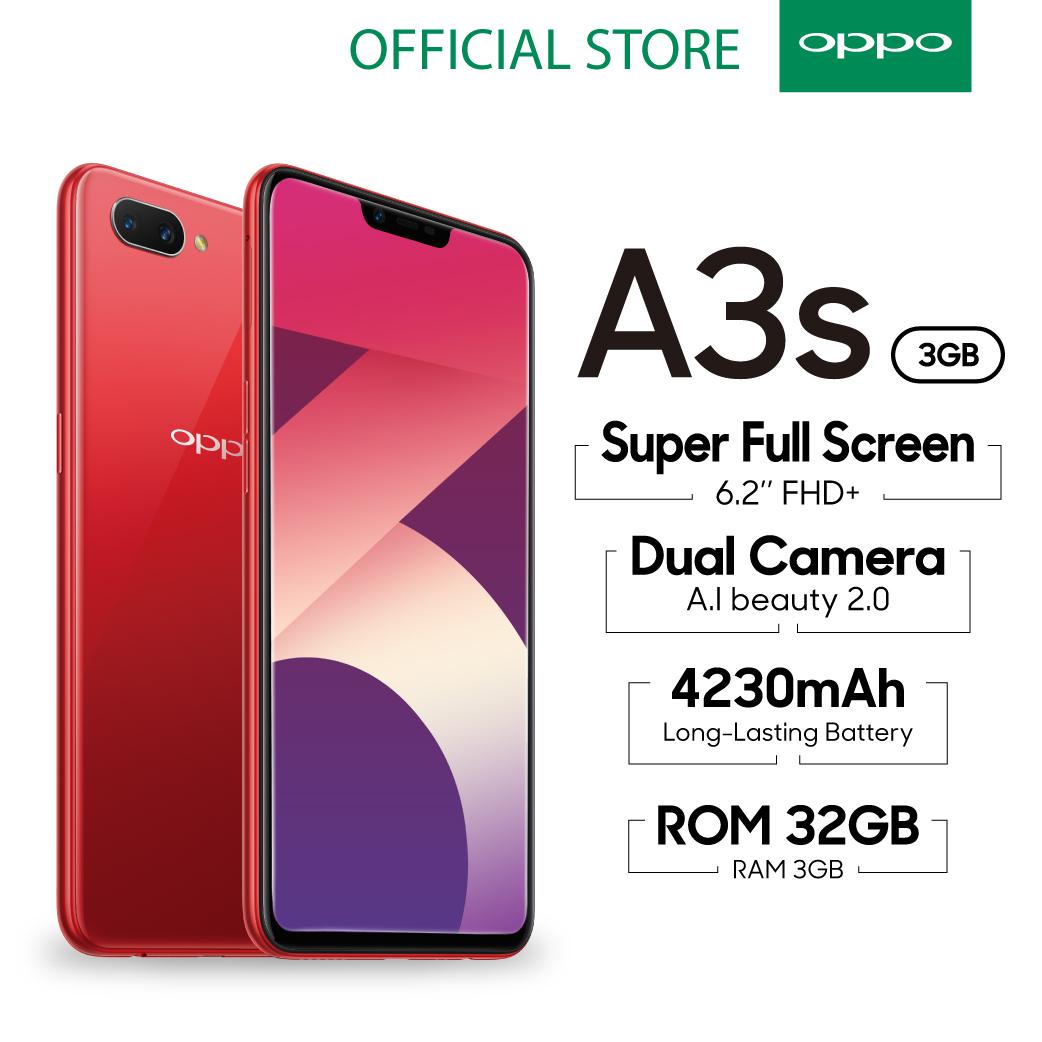 OPPO A3S SMARTPHONE 3GB/32GB , A.I Beauty, Dual Camera, Super Full Screen (COD, Garansi Resmi OPPO, Cicilan tanpa kartu kredit, Cicilan 0%, Gratis Ongkir) OPPO A3S SMARTPHONE 3GB/32GB , A.I Beauty, Dual Camera, Super Full Screen (COD, Garansi Resmi OPPO, Cicilan tanpa kartu kredit, Cicilan 0%, Gratis Ongkir)