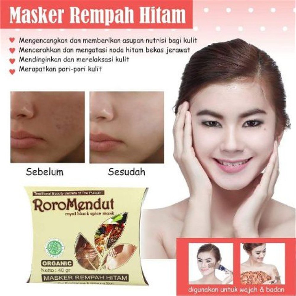 Masker Jerawat Obat Jerawat Penghilang Bekas Jerawat Roromendut Shopee Indonesia