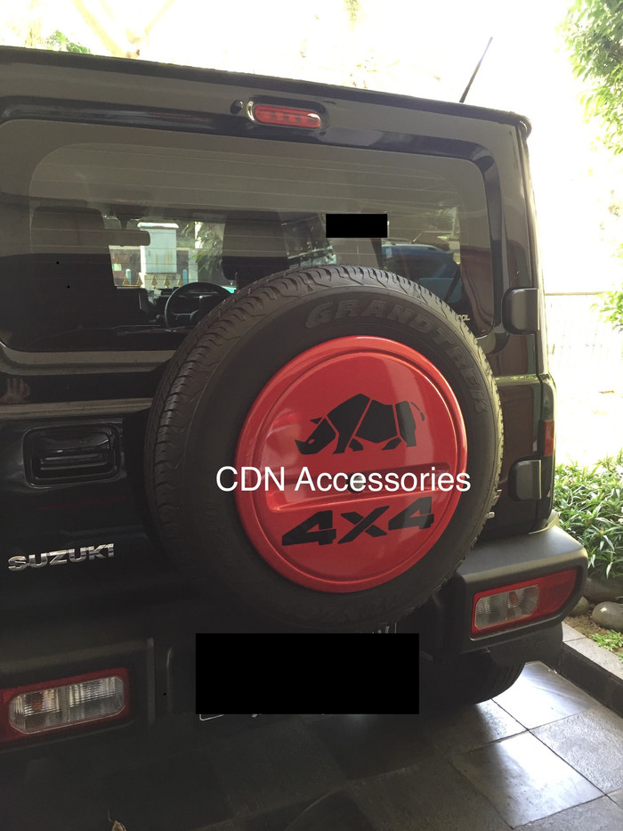 [BISA COD] Sticker Badak 4X4 Jimny Jb74/Sticker Ban Serep Jimny Jb74