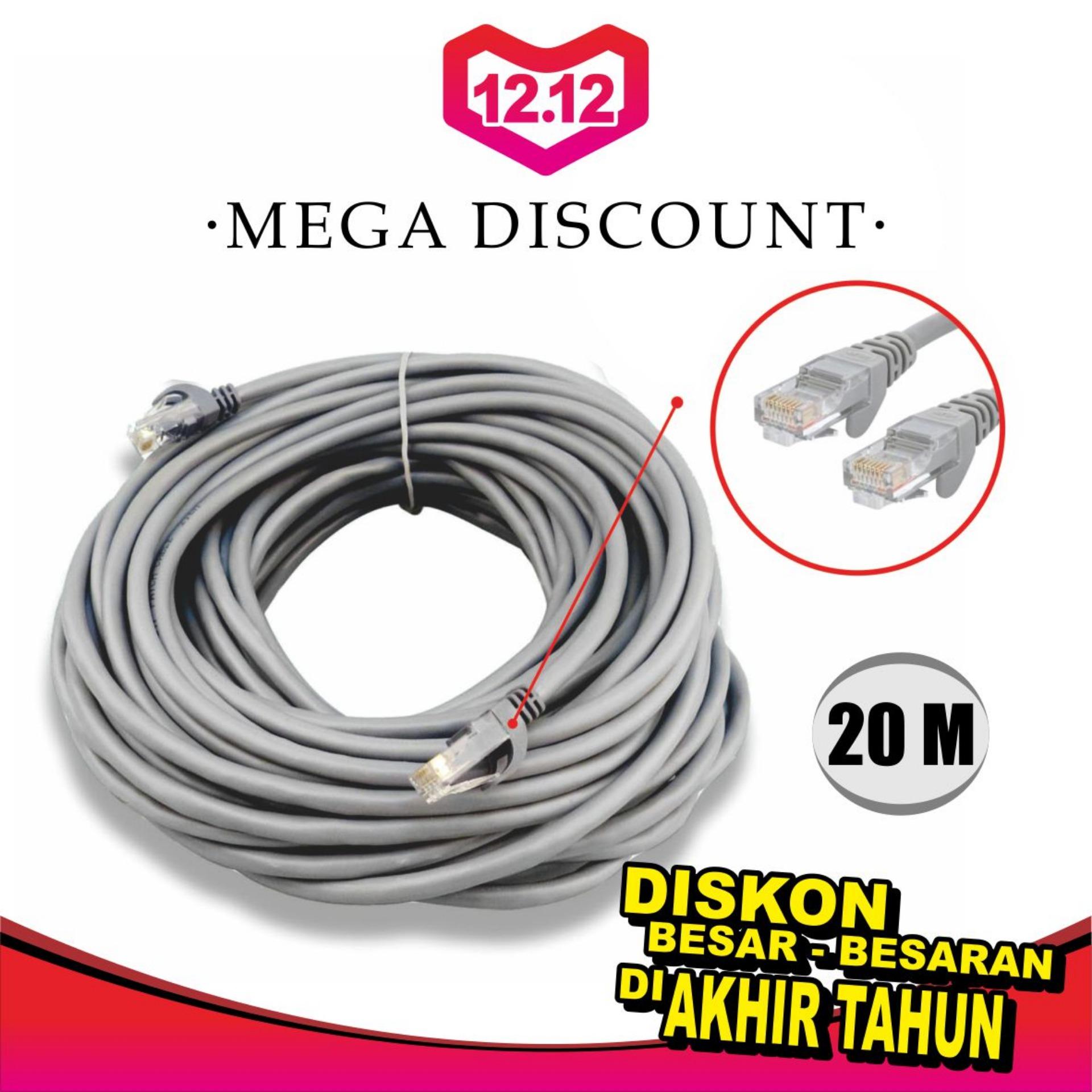 WEI TECH KABEL LAN JADI CAT 5E 20 METER