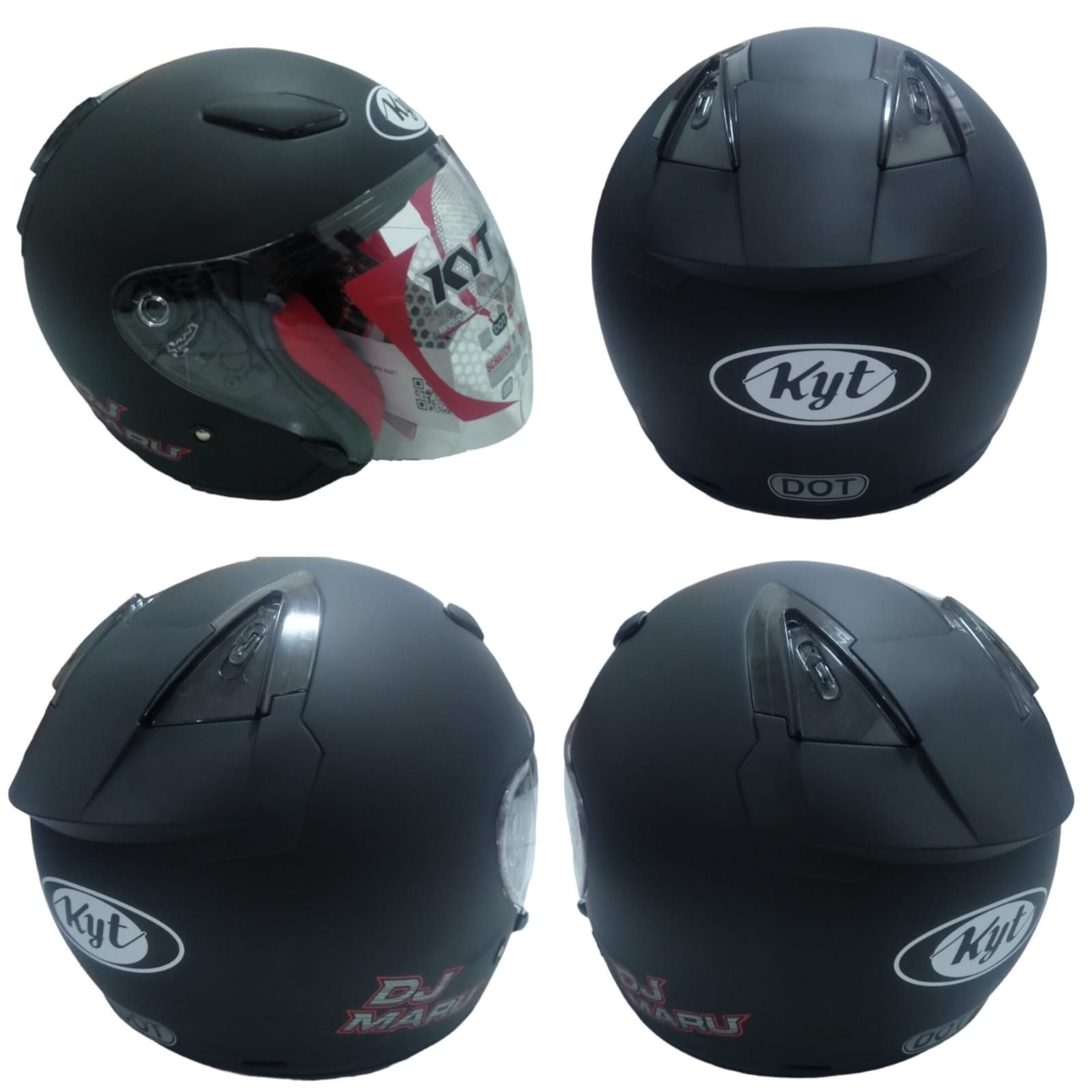 HELM KYT DJ MARU SOLID POLOS ORIGINAL CEK DESKRIPSI Lazada Indonesia