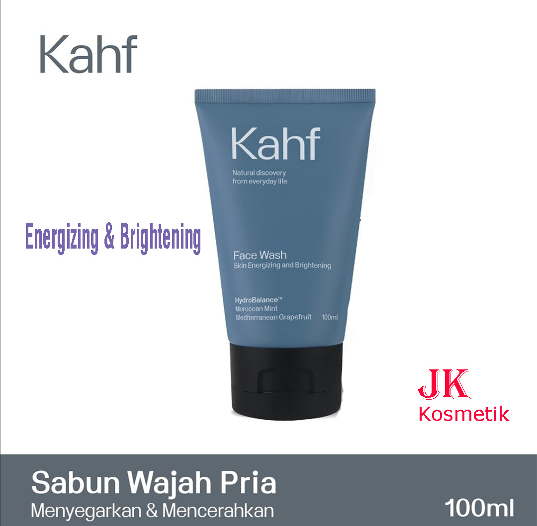 Kahf Face Wash Energizing and Brightening 100 ml Lazada Indonesia