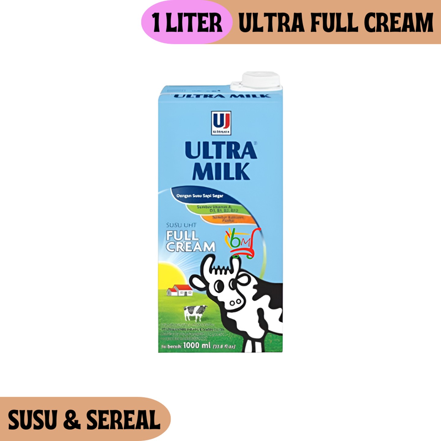 Ultra Full Cream Kemasan Besar 1 Liter Susu UHT | Lazada Indonesia