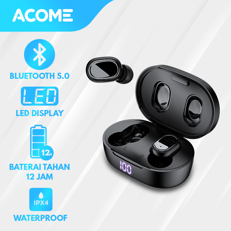 Acome Headset Earphone Bluetooth 5.0 