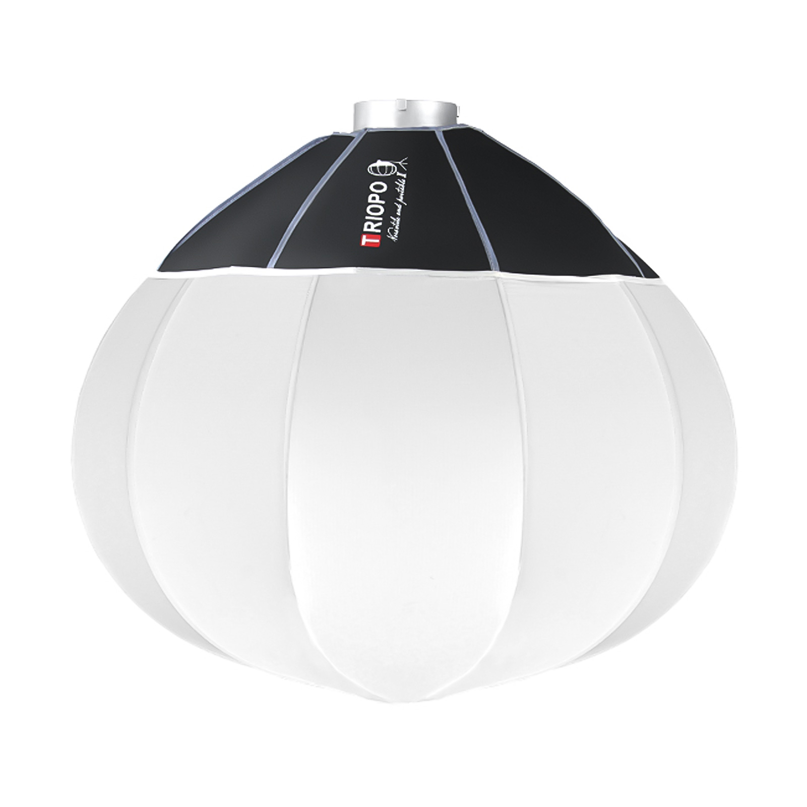 TRIOPO KQ65 65cm/26inch Lantern Softbox Spherical Collapsible Soft Box Quick-Install Bowens Mount Studio Photography Video Lighting Accessory