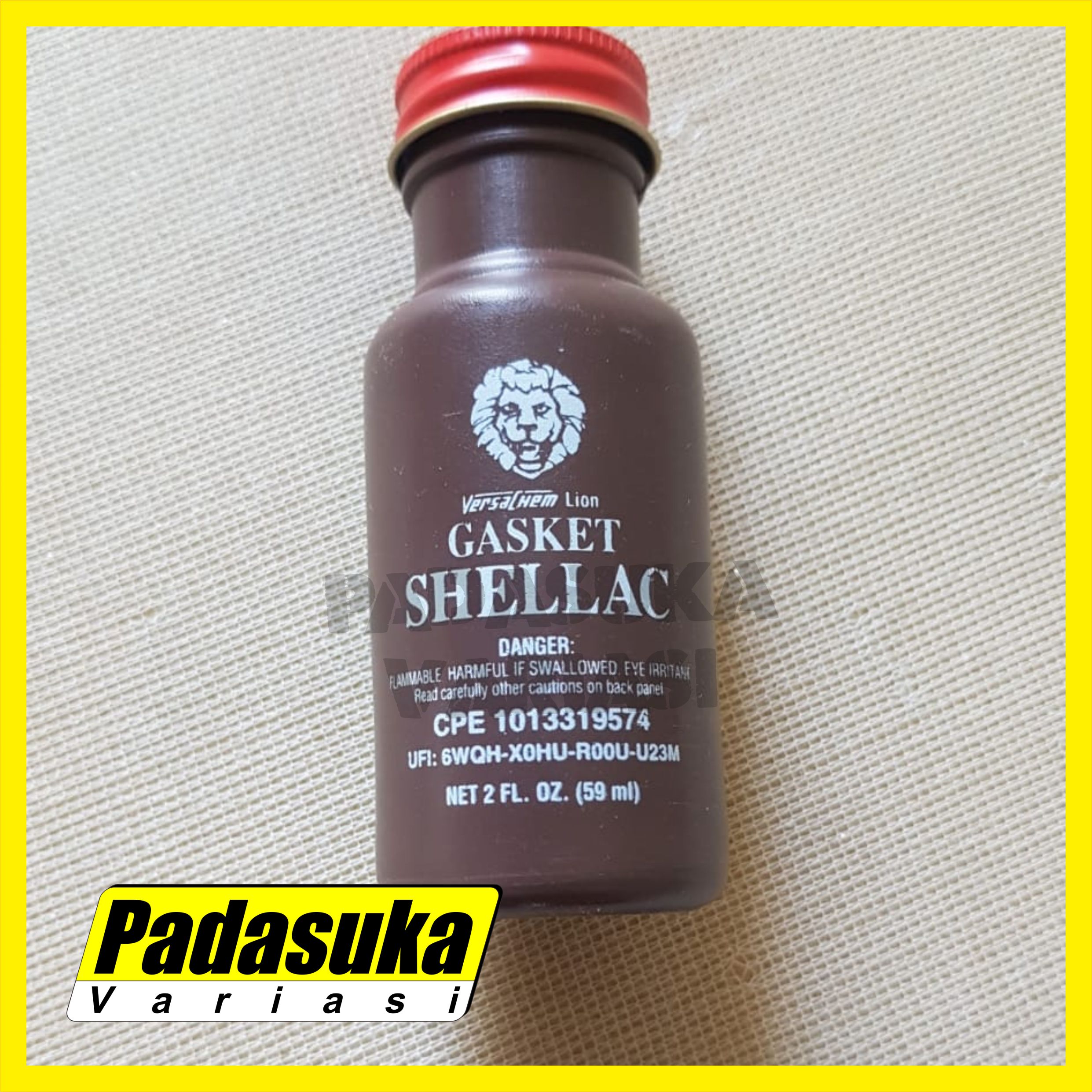 Permatex Indian Head Shellac Gasket Lem Cylinder Head Gasket 59 mL