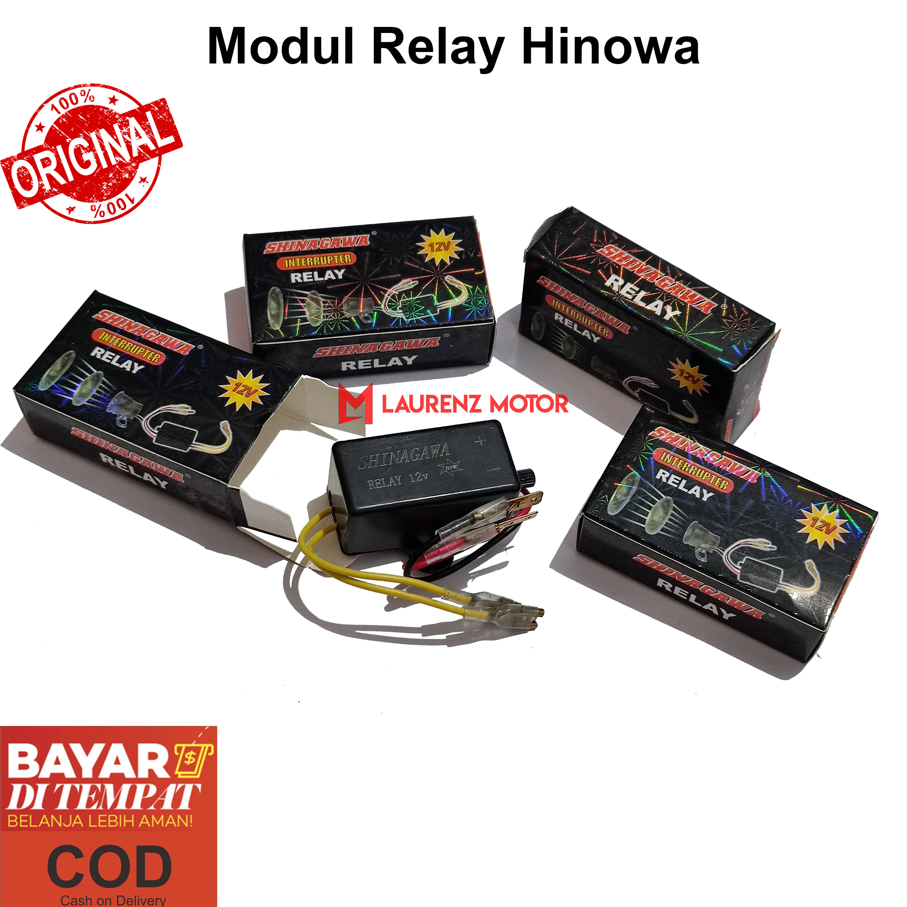 Relay Klakson Motor Mobil 12V Hinowa Modul Suara Putus Putus Interrupter Lazada Indonesia