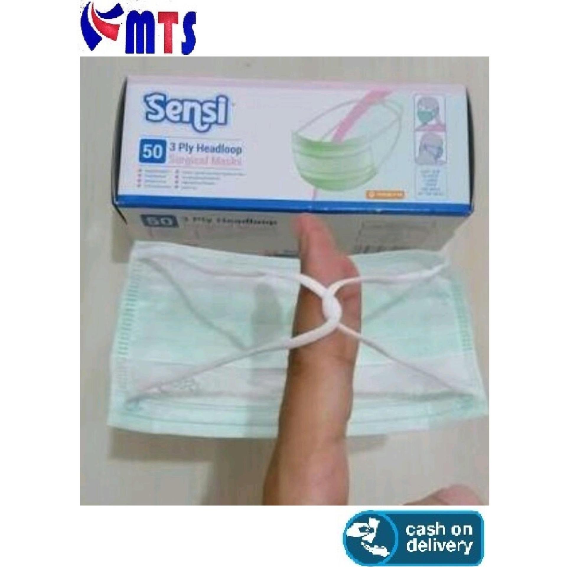 COD - Beli 2 Gratis 2 REPACKING Sensi Masker Hijab Headloop JILBAB HEAD LOOP 5pcs