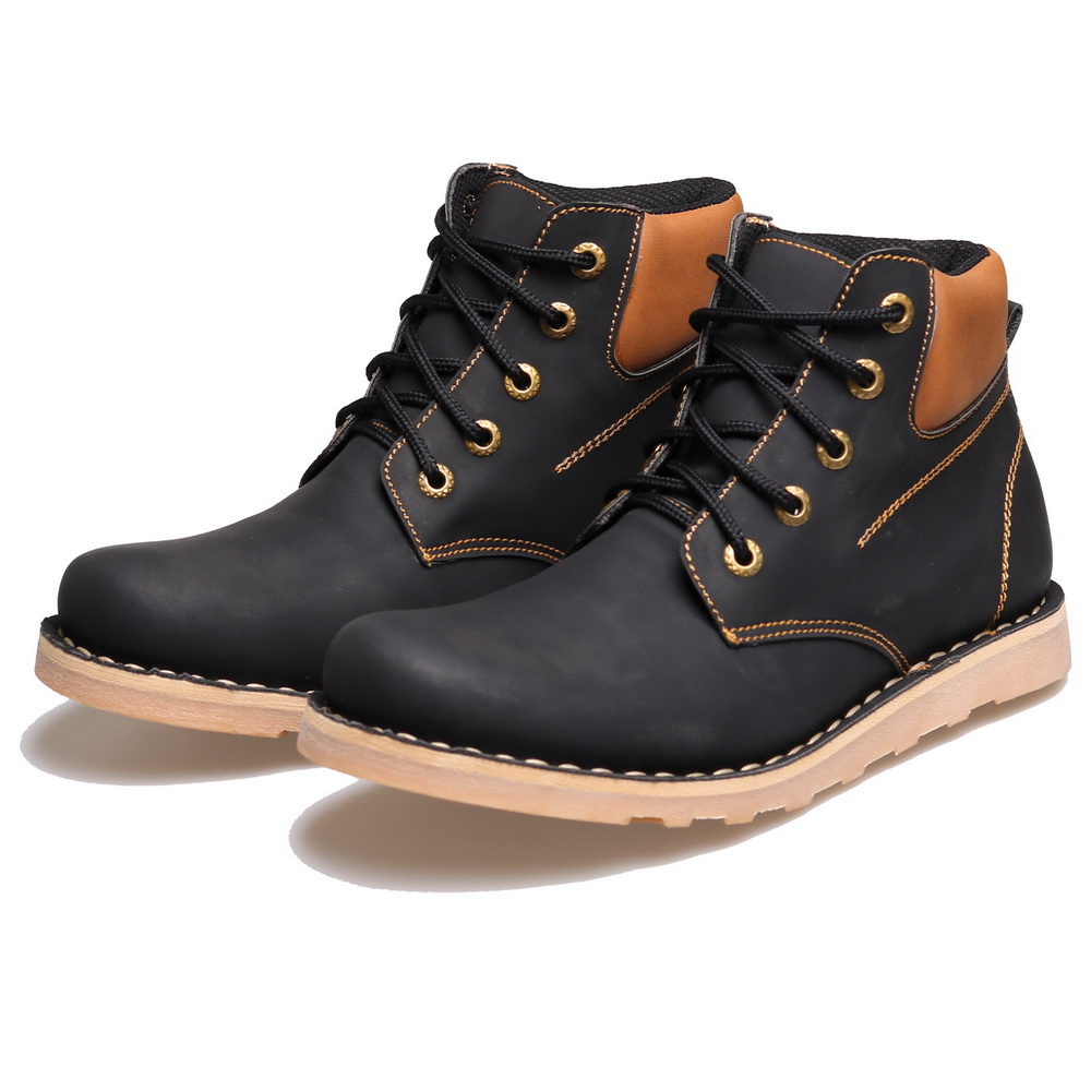 Jual Mens Black Casual Boots Terbaru 