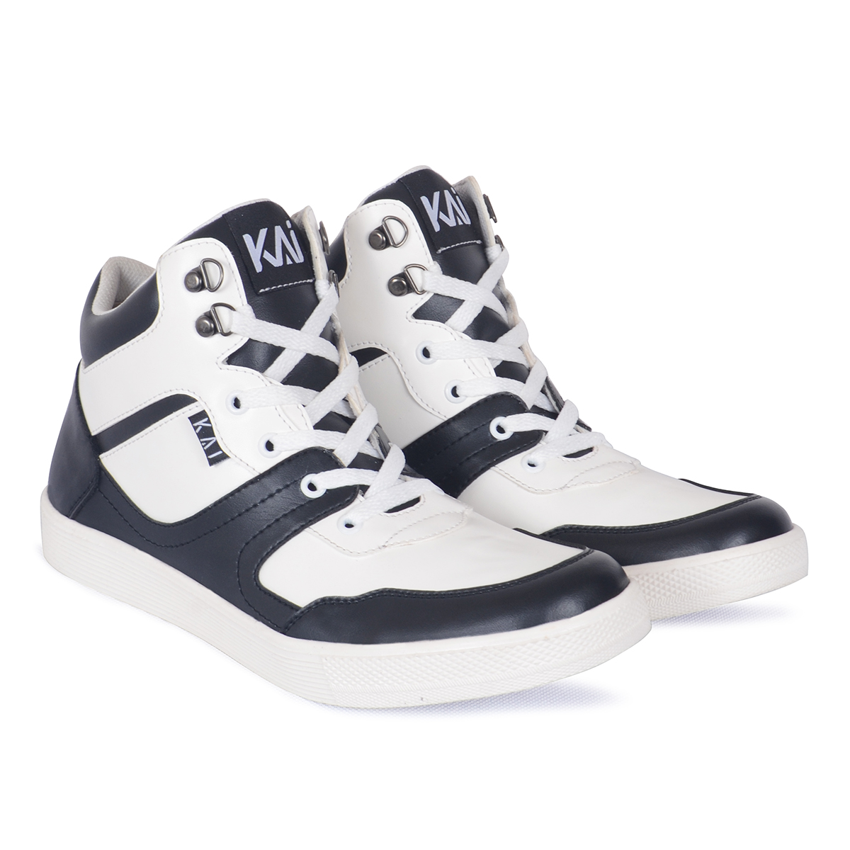 Flipkart High Top Dance Sneaker Kai Footwear White Black K 111