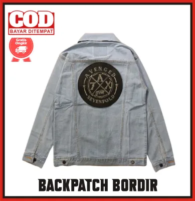 Backpatch Patch Bordir Besar Emblem Jaket Punggung Avenged Sevenfold
