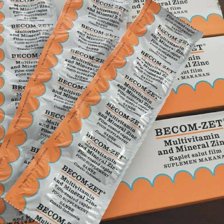 Zet Zinc Multivitamin Mineral Daya Tahan Tubuh 10 Kaplet VIT B