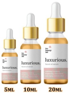 luxurious facial oil serum