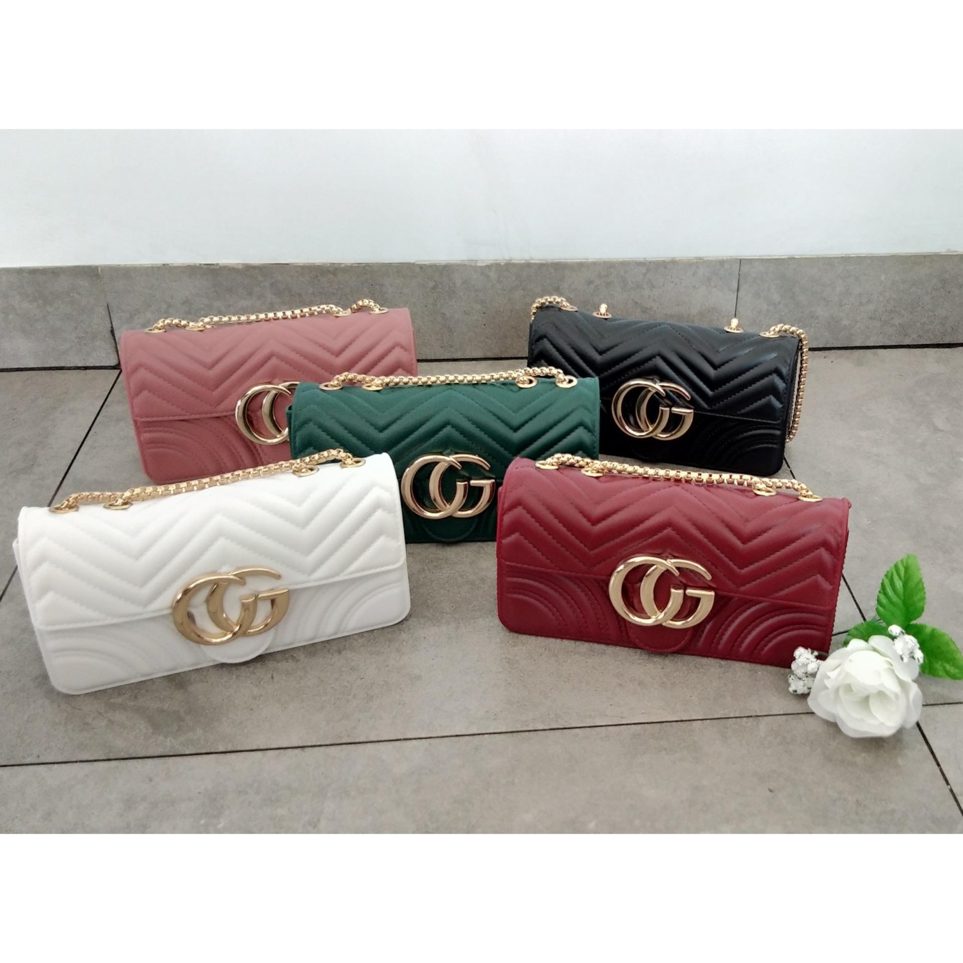 JCF Tas Import Jelly Nagita Uk 23 cm (Bahan TEBAL PREMIUM) Dove Matte Fashion Anak Remaja Dan Wanita Dewasa Mewah Cantik Sling Teenager And Adult Mini Candy Bag Taobao Selempang Badan