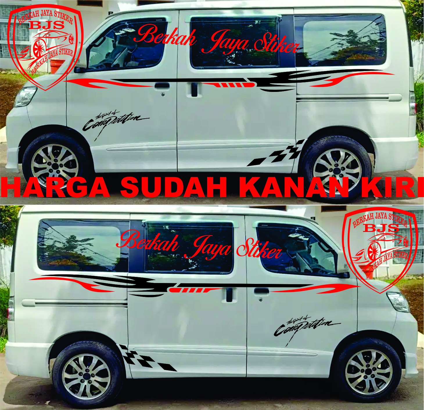 Sticker stiker mobil grandmax stiker mobil apv daihatsu grandmax luxio ...
