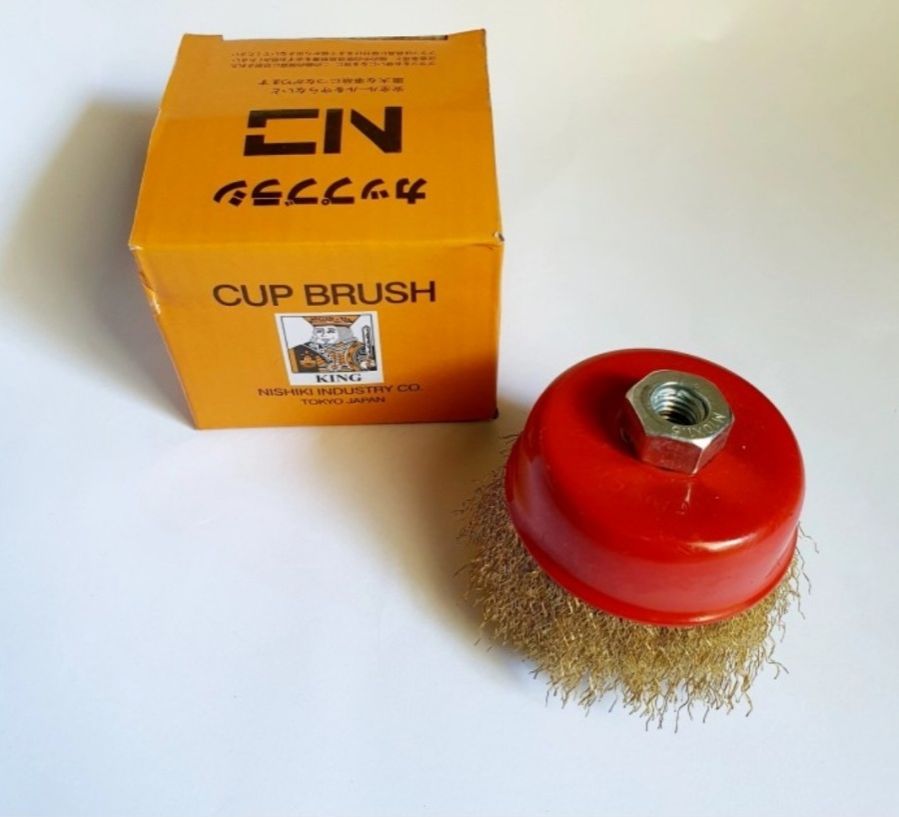 Sikat mangkok kuningan 3 inch Sikat mangkok Wire cup brush 3 inch