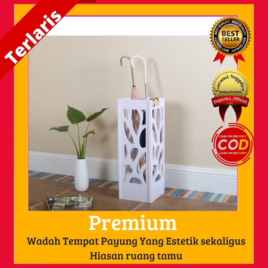 [COD Bayar Di Tempat] Tempat Rak Vas Payung Bunga Kering Umbrella Mobil Organizer Dari Kayu