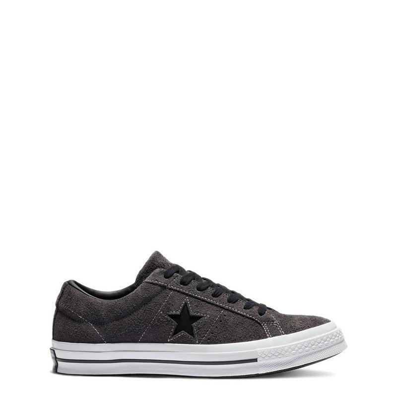 Converse One Star Dark Star Vintage Suede Ox Sepatu Pria - Hitam