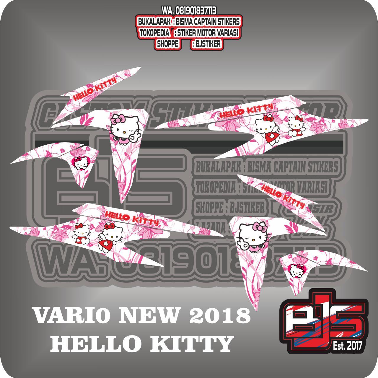 30 Ide Keren Stiker  Hello  Kitty  Untuk  Motor  Vario  