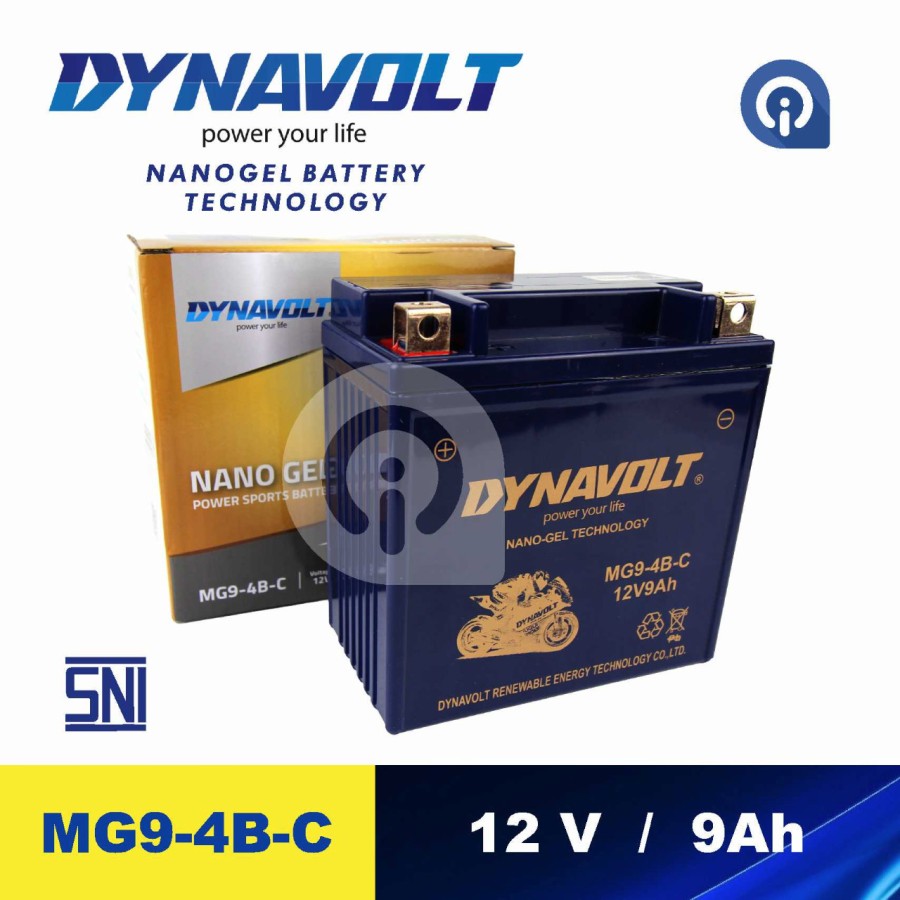 Accu Aki Motor THUNDER 125 / 150 9Ah ORIGINAL DYNAVOLT | Lazada Indonesia