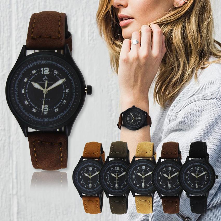 Jam Tangan Fashion Arron Cross RE1000 - Jam Tangan Wanita Simple - Casual - Jam Tangan Cewek - Jam Tangan Tali Kulit