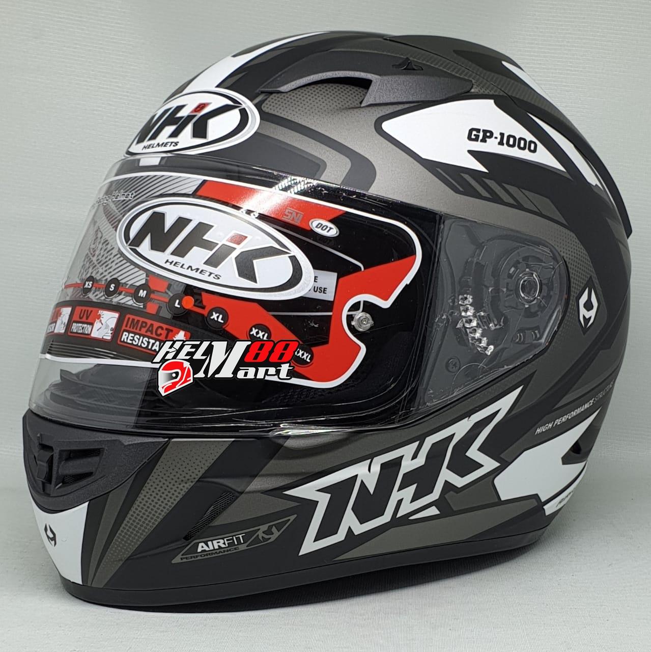 NHK GP1000 Million Pinlock Ready Helm Full Face