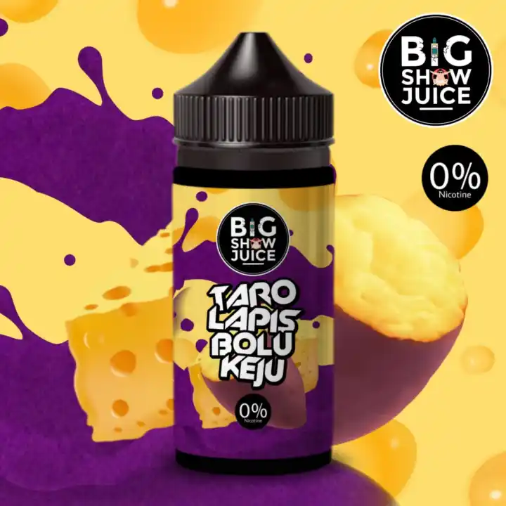 Promo Attack Liquid Big Show Taro Lapis Bolu Keju 100 Ml I Murah I Likuid I