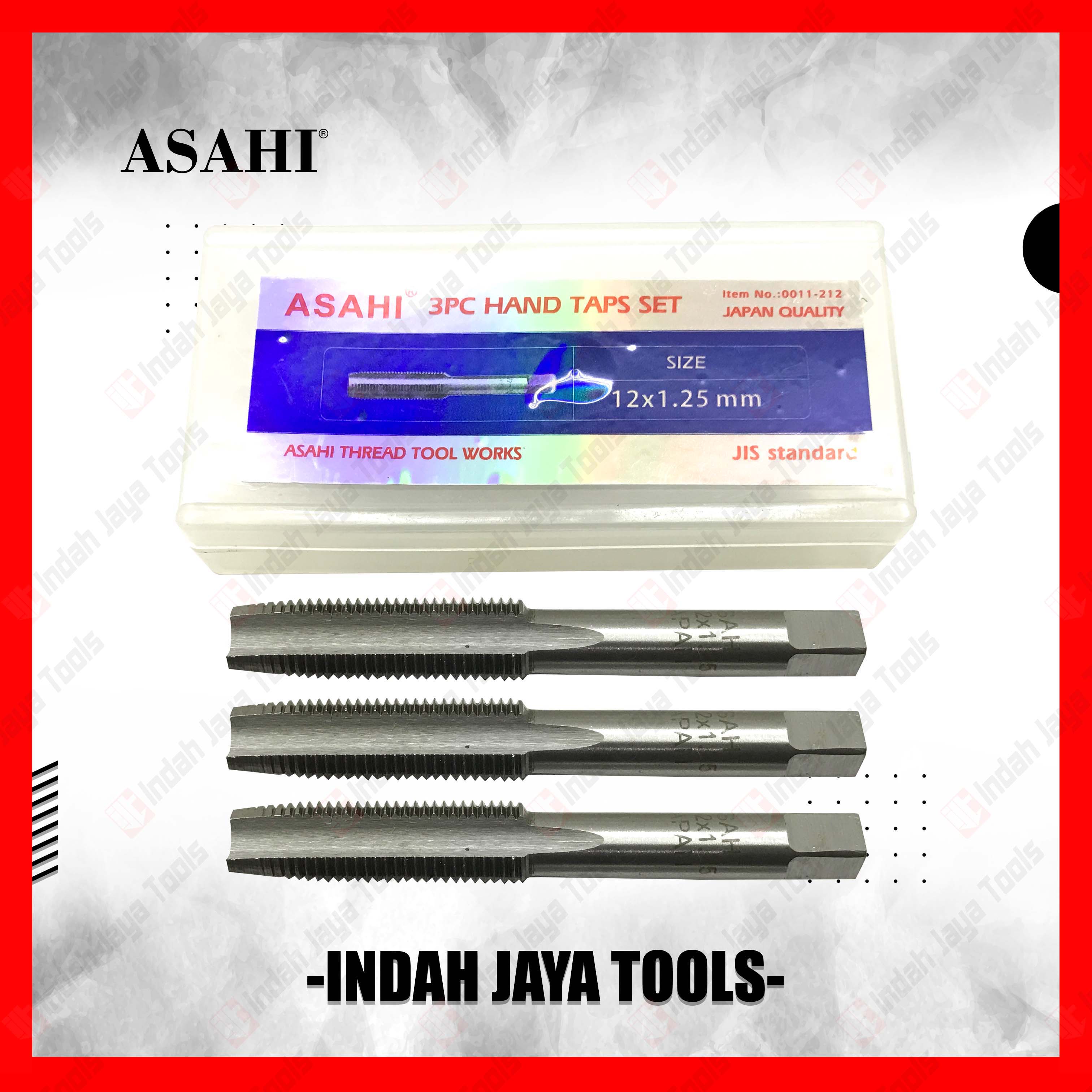 ASAHI Hand Tap M12 x 1.25 Mata Tap 12 x 1.25 isi 3 Pcs Lazada Indonesia