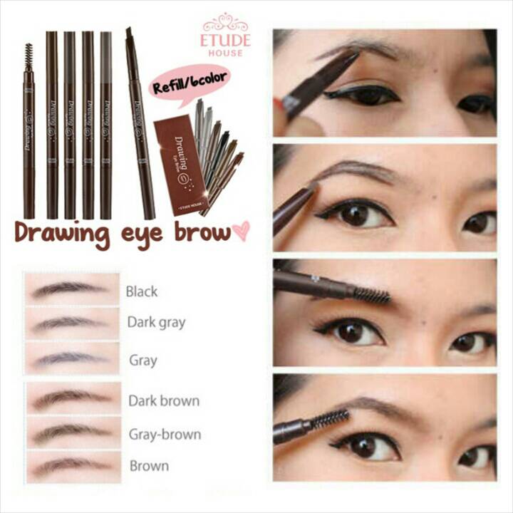 Promo Spesial Etude House Drawing Eyebrow New Original 100 Korea Pensil Alis Lazada Indonesia