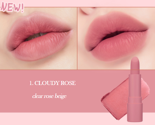 peripera ink airy velvet stick daily rose