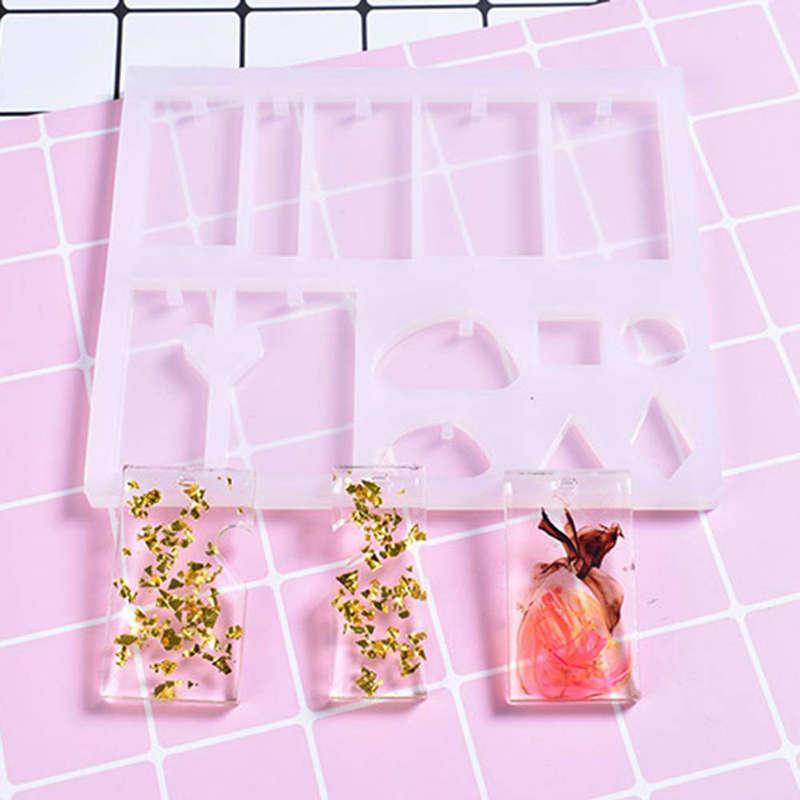 3 Pcs Silicone Casting Molds,Diy Jewelry Pendant Craft Making Moulds