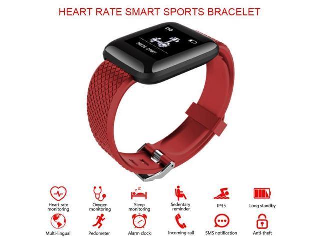 Heart Rate Monitor Smartwatch 116 Plus D13 Jual Smart Watch